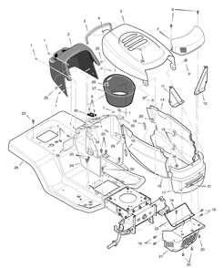 Part Location Diagram of 643129 Murray Cable